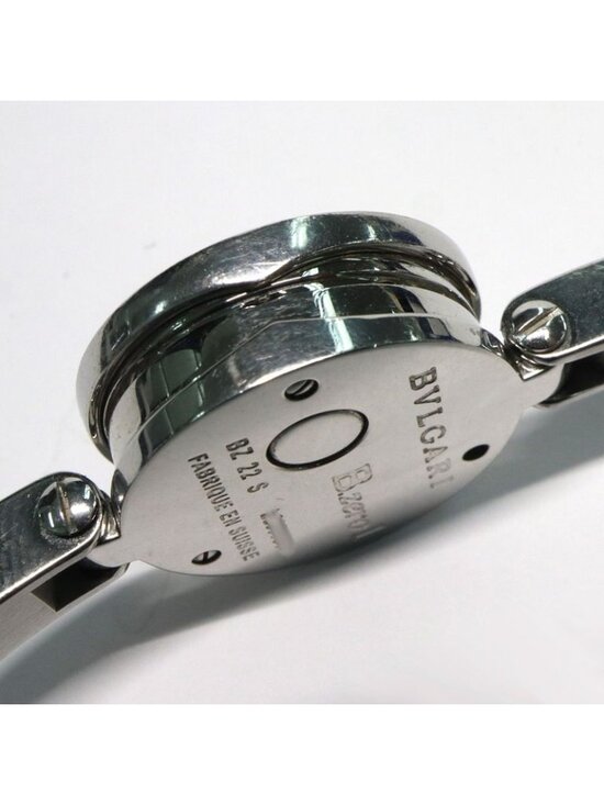 Bvlgari B.zero1 Bz22 S White SS Quartz Bangle Watch main image 5